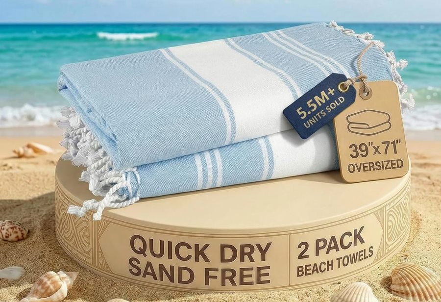 Oversized Beach Towels, 2 Pack, 39