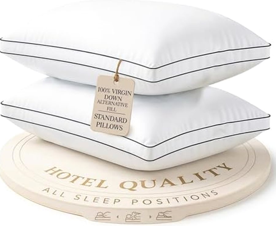 Hotel Pillows, Standard Size, Set of 2, Down-Alternative — photo 2 of 6