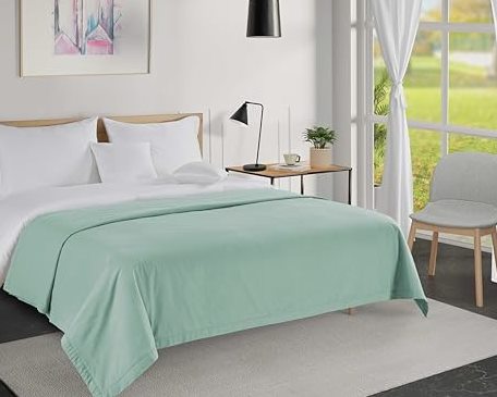 Twin Cotton Blanket, Classic 3-Layer, 68