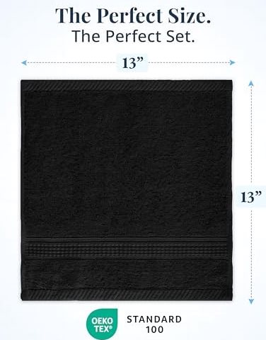Washcloths Set of 6, 13